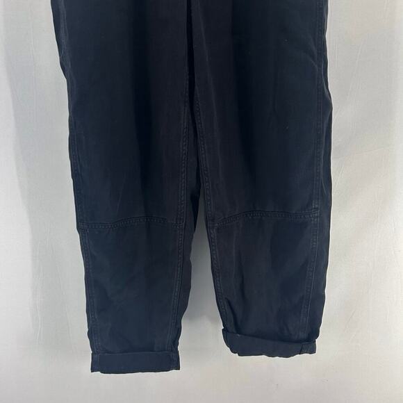 Everlane The Relaxed Chino Pants Black Butter Soft High Rise Barrel Size 6 NWT - Picture 5 of 8